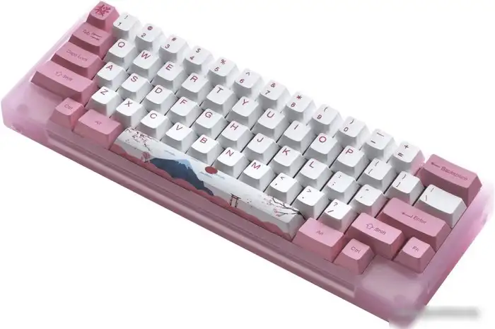 Клавиатура Akko ACR 59 Acrylic Tokyo (Akko CS Jelly Pink, нет кириллицы) – фото товара