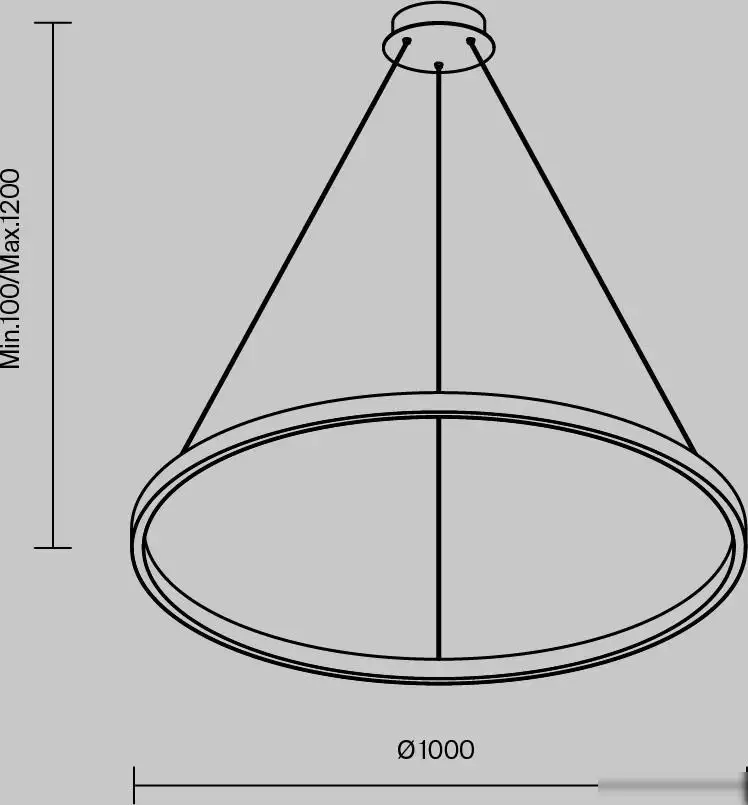 Подвесная люстра Maytoni Rim MOD058PL-L54BSK – фото товара