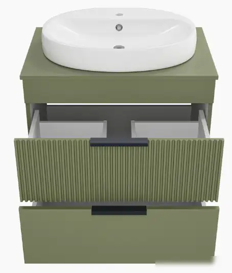 Brevita Тумба под умывальник Enfida 70 ENF-06070-0842Я (зеленый матовый) – фото товара