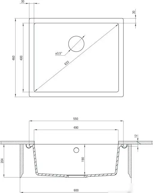 Кухонная мойка Deante Corda ZQA T10C - фото товара