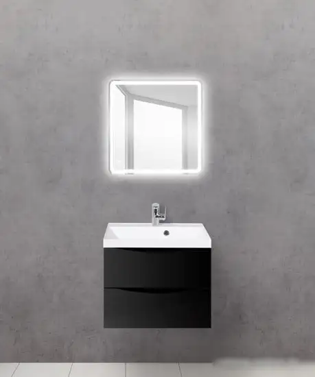 BelBagno Зеркало SPC-MAR-600-600-LED-BTN – фото товара