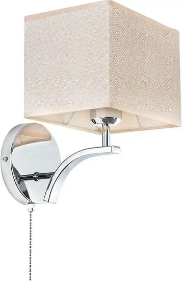 Бра Citilux Рондо CL460411 (хром/бежевый) – фото товара