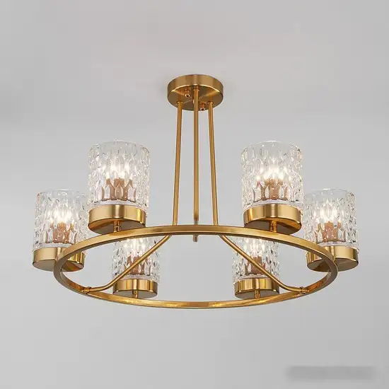 Люстра средней высоты Евросвет Calle 60127/6 латунь – фото товара