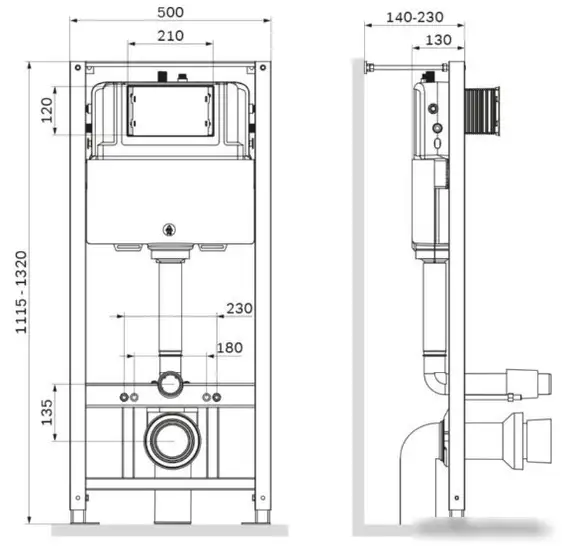Инсталляция для унитаза AM.PM I012704.9038 - фото товара