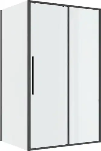 Душевой уголок Niagara Nova NG-34-12AGR-A100GR-34 120х100х195 (графит/прозрачное стекло) - предпросмотр изображения Душевой уголок Niagara Nova NG-34-12AGR-A100GR-34 120х100х195 (графит/прозрачное стекло) - изображение в каталоге