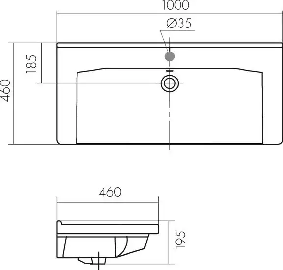 Умывальник Santek Миранда 100 1.WH30.2.249 - фото товара