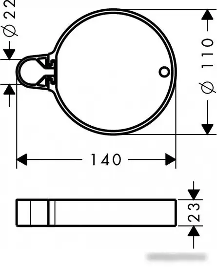 Полка для душа Hansgrohe Cassetta C 28678000 – фото товара