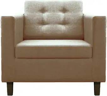 Интерьерное кресло Brioli Дилли клетка Д (J2/бежевый/опоры темные) – изображение в каталоге