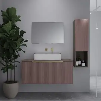 ЗОВ Тумба под умывальник Дублин 100 DU100TSMFR (флавио античная роза) – изображение в каталоге