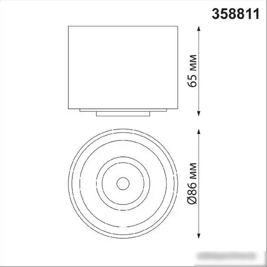Точечный светильник Novotech Gesso 358811 – фото товара