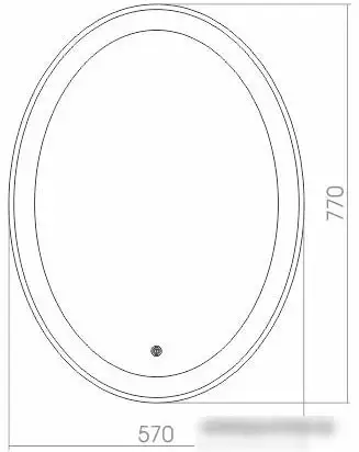 Мебель для ванных комнат Silver Mirrors Зеркало Италия 57х77 ФР-00001057 – фото товара