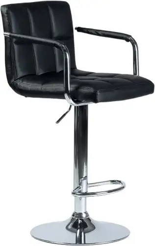 Стул Mara Kempt Chrome PU (черный) – изображение в каталоге