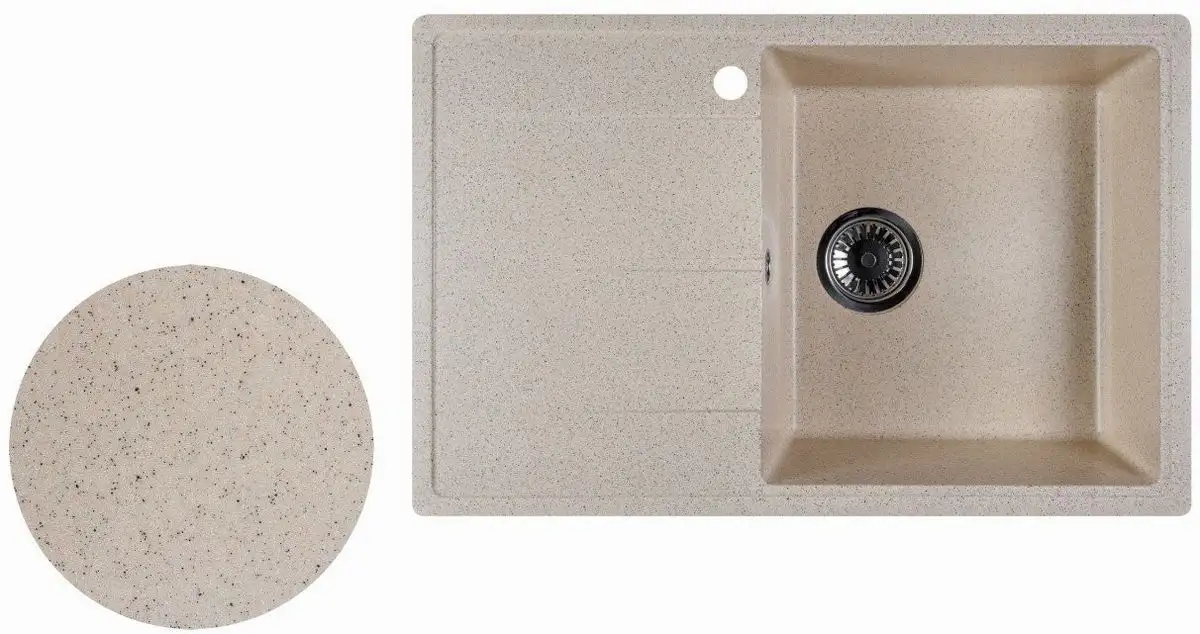 Кухонная мойка Marblan Magnum R (гранит, с сифоном) - фото товара