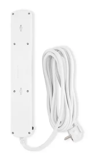 Сетевой фильтр IPPON BK-6-EU-5-16-W (5м, 6 розеток, белый) – фото товара