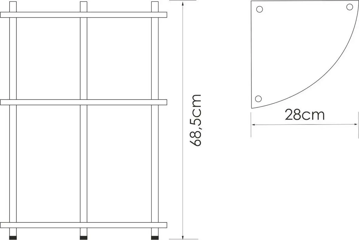 Полка на ванну Wasserkraft K-4133 – фото товара