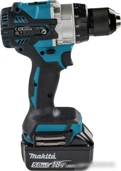 Ударная дрель-шуруповерт Makita DHP486RTJ (с 2-мя АКБ 5 Ач, кейс) – фото товара