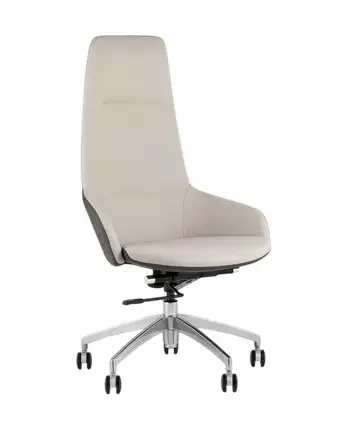 Офисное кресло TopChairs Soulo A308 8371-12/1 (бежевый/серый) – изображение в каталоге
