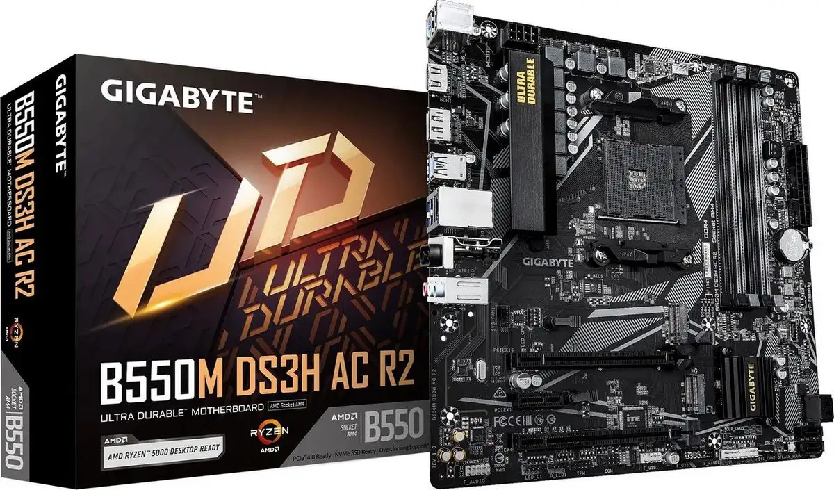 Материнская плата Gigabyte B550M DS3H AC R2 – фото товара