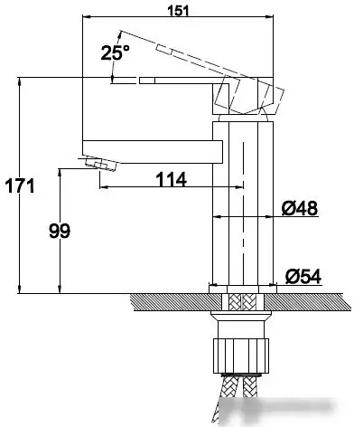 Смеситель Kaiser Sonat (бронза) [34011-1 Bronze] - фото товара