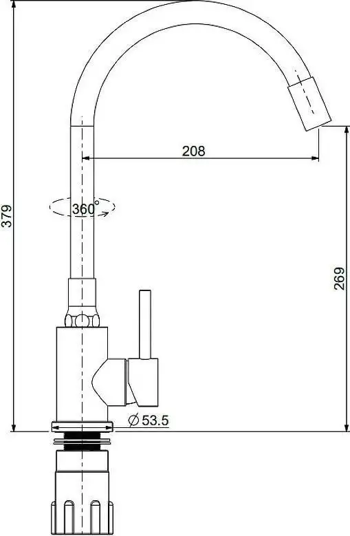 Смеситель Splenka S201.4408.03 - фото товара