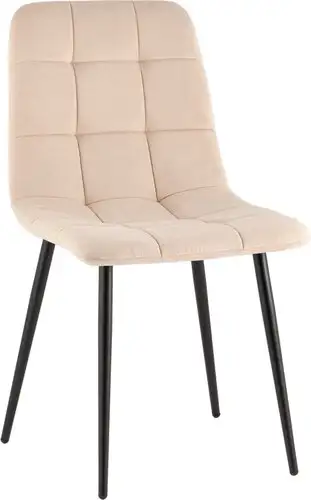 Стул Stool Group Одди Original SG002-F2-L004 (велюр бежевый) – изображение в каталоге