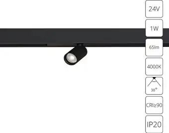 Трековый светильник Arte Lamp Presto A6226PL-1BK – изображение в каталоге