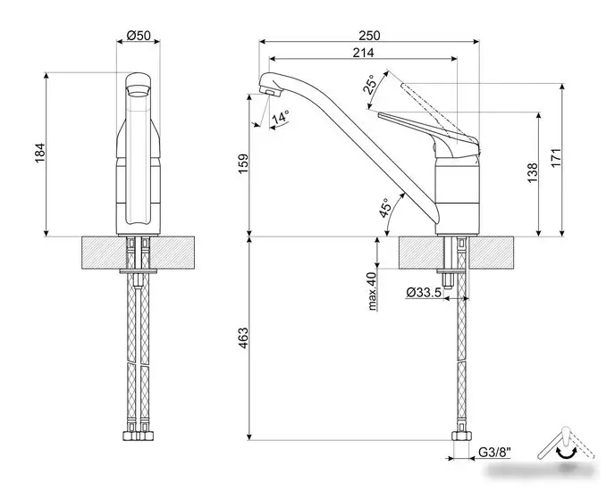 Смеситель Smeg MF11AV3 - фото товара
