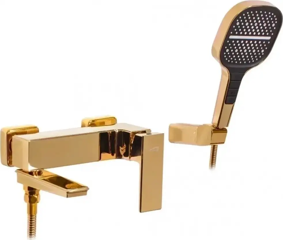 Смеситель Hansberge H4070 (золото глянец) - фото товара