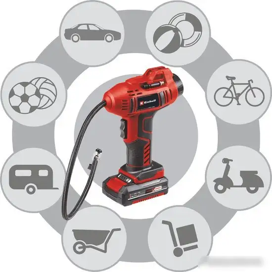Автомобильный компрессор Einhell CE-CC 18 Li-Solo (без АКБ) – фото товара