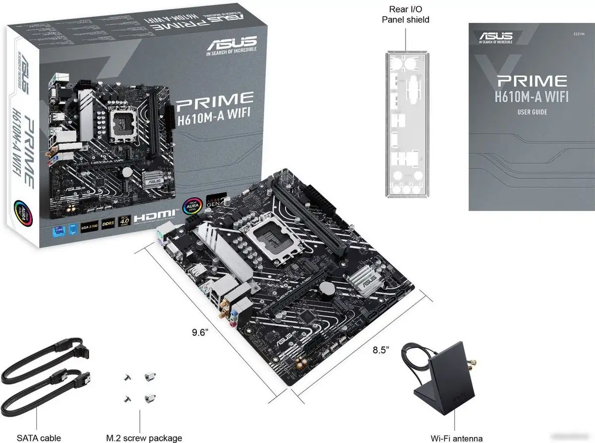 Материнская плата ASUS Prime H610M-A WiFi – фото товара