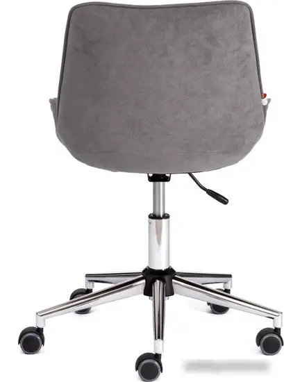 Кресло TetChair Style (флок, серый) – фото товара