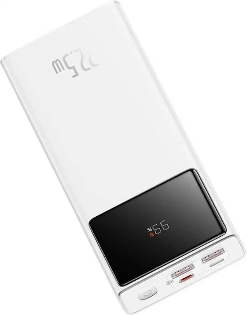 Внешний аккумулятор Baseus Star-Lord Digital Display Fast Charging Power Bank 30000mAh 22.5W (белый) – фото товара