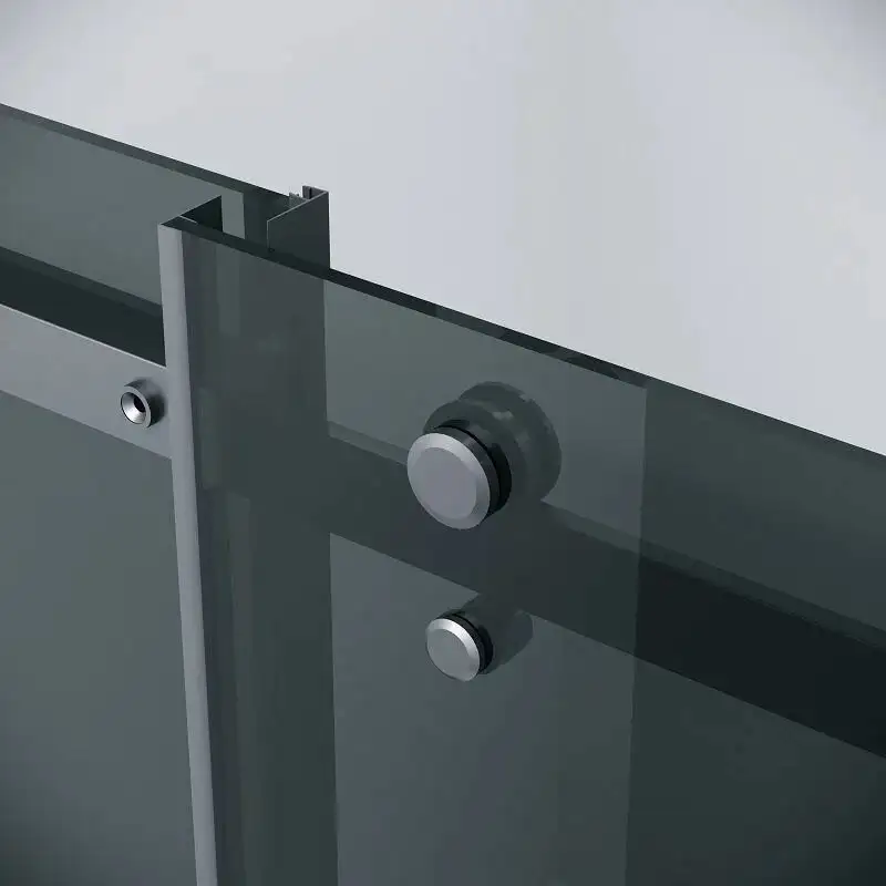 Душевая дверь Grossman Classic 100.K33.04.160.21.10 160х195 (черный матовый/стекло тонированное) - фото товара