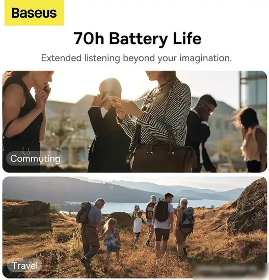 Наушники Baseus Bowie H1 (черный) – фото товара