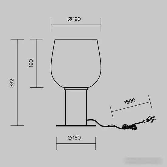 Настольная лампа Maytoni Smart Casual MOD414TL-01G – фото товара