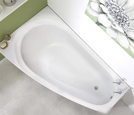 Ванна Alba Spa Baline Asymmetric 150x90 R (без ножек) - фото товара