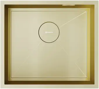 Кухонная мойка Omoikiri Kasen 49-16 INT LG (светлое золото) - изображение в каталоге