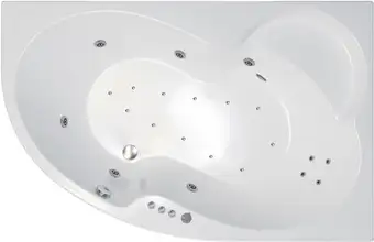 Ванна Triton Мари 170x110 L Люкс Flat (с гидромассажем) - изображение в каталоге
