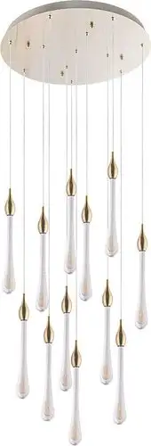Подвесная люстра Arte Lamp Raindrop A1803LM-36PB – изображение в каталоге