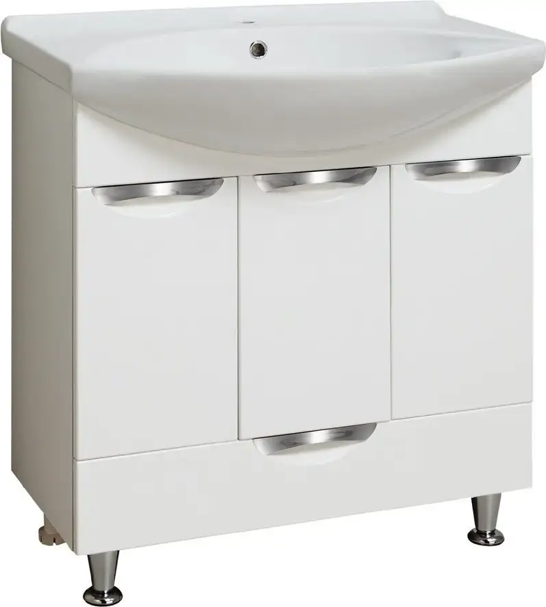 Runo Тумба с умывальником Runo Барселона 75 + Стиль 75 (напольная) – фото товара