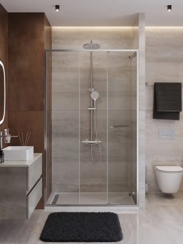 Душевая дверь Cezares LUX-B-FS-11-110-C-CR - фото товара