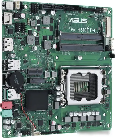 Материнская плата ASUS Pro H610T D4-CSM – фото товара