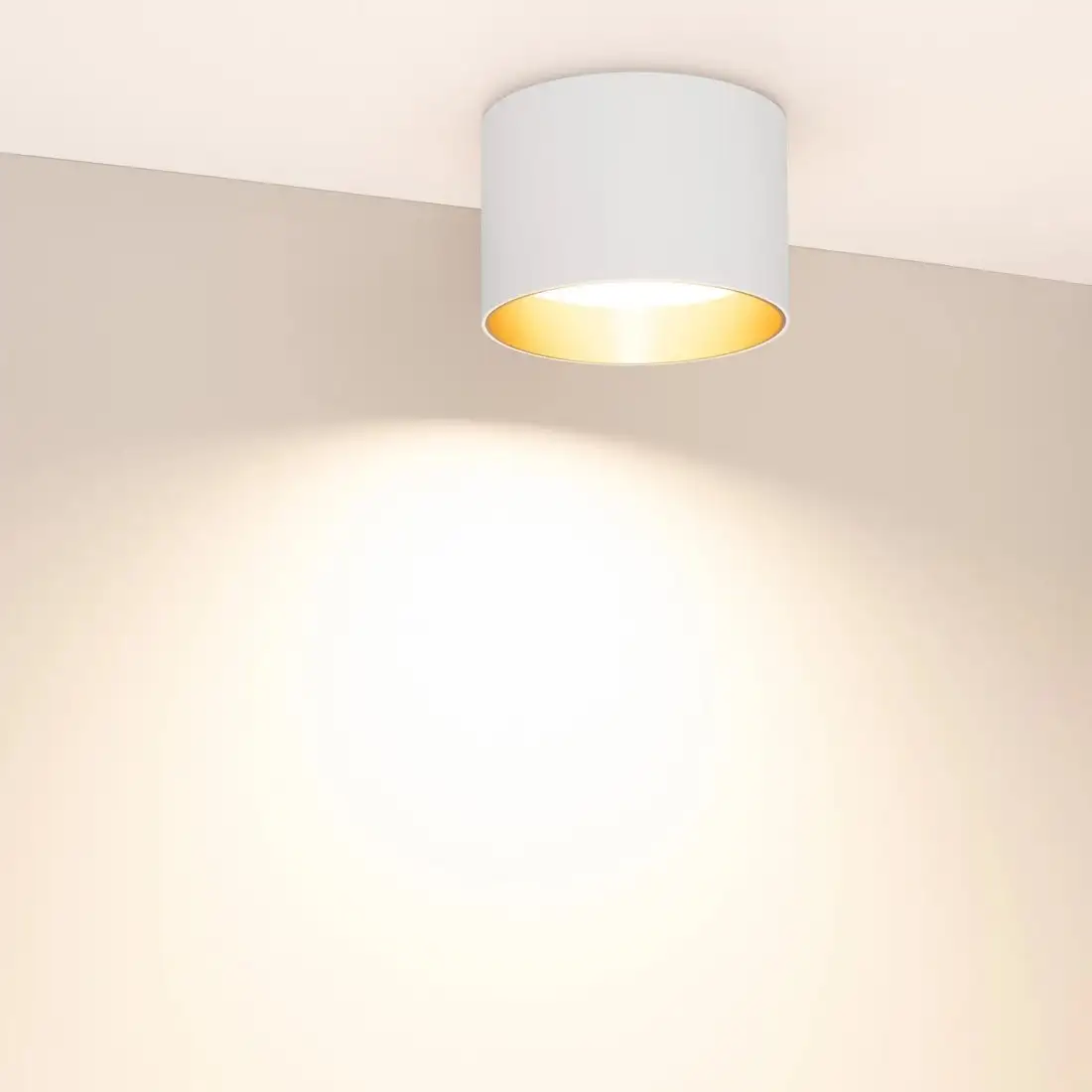 Точечный светильник Arlight SP-BISCOTTO-R120-12W Warm3300-MIX WH-GD 80deg 054914 – фото товара