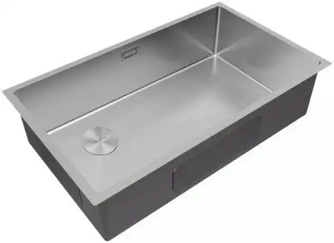 Кухонная мойка Paulmark Next-Skew 74-L UNI PM887444-L-BS (брашированная сталь) - фото товара