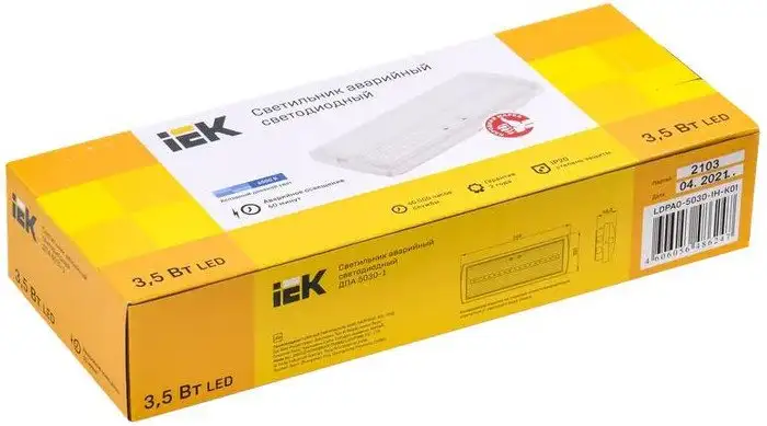 Светильник IEK ДПА 5030-1 LDPA0-5030-1H-K01 – фото товара
