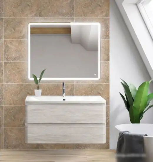 BelBagno Тумба под умывальник Albano-1000-2C-SO-RVB (белый дуб vintage) – фото товара