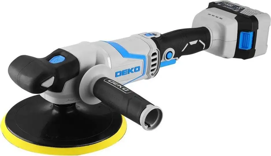 Полировальная машина Deko CP20 PRO 084-1087 (с 1-им АКБ) – фото товара