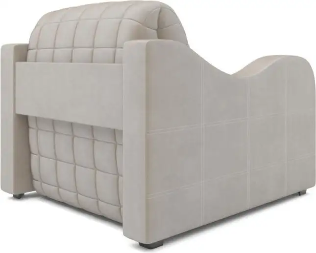 Кресло-кровать Мебель-АРС Барон №4 НПБ (бархат, бежевый Star Velvet 6 Light Beige)