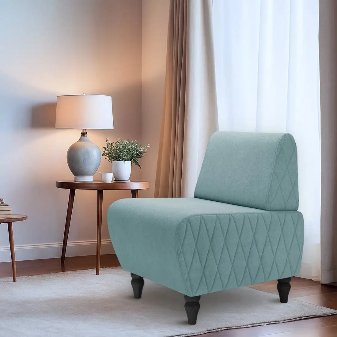 Интерьерное кресло MONOFIX Буно кресло (велюр/светло-зеленый №10)