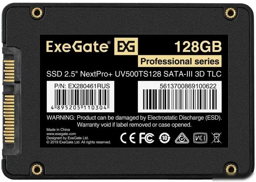 SSD ExeGate NextPro+ UV500TS128 128GB EX280461RUS – фото товара